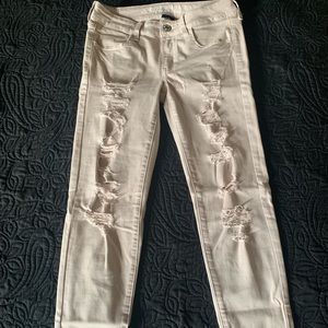 American Eagle 🦅 Jegging blush color.